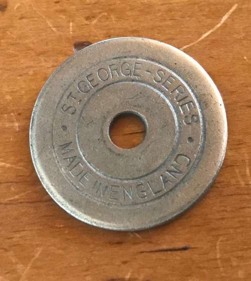 ST. GEORGE SERIES MADE IN ENGLAND TOKEN RARE!!!! b.