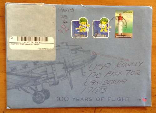 SOUTH AFRICA UNSERVICED COVER USED 100 YEARS of FLIGHT 7.65 2016 FIFA UMHLANGA ROCKS LIGHTHOUSE RSA.