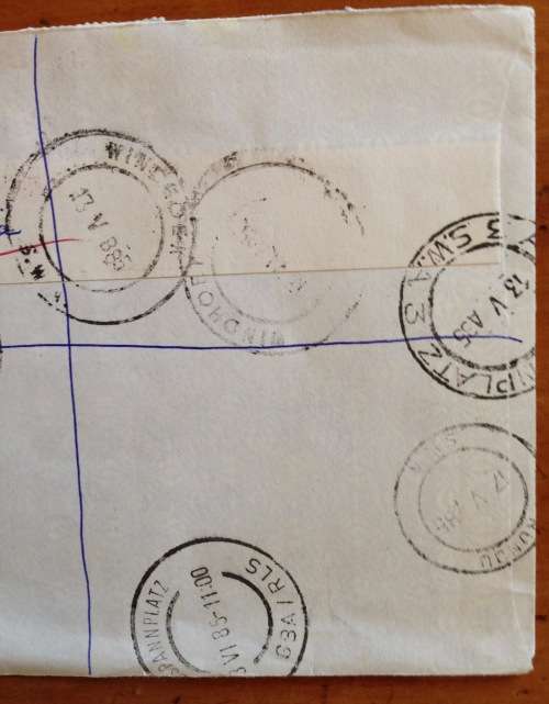 SOUTH WEST AFRICA SWA 1985 AUSSPANNPLATZ to RUNDU via WINDHOEK REGISTERED MAIL UNDELIVERED RETURNED.