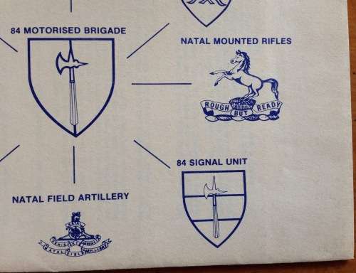 MILITARY=84 MOTORISED BRIGADE=1990=SOUTH AFRICA=COMMEMORATIVE COVER=DURBAN=UMVOTI=NMR=NFA=SIGNALS.