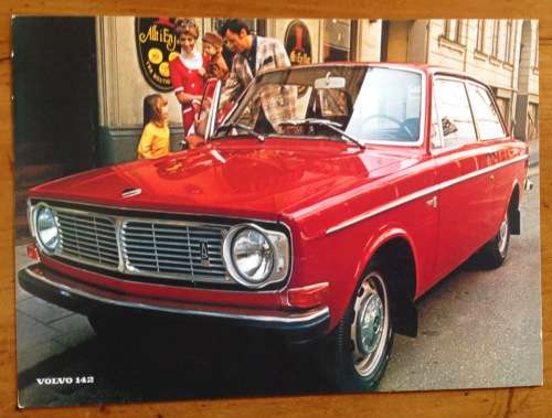 POSTCARD JUMBO VOLVO 142 CARD No. 26150 FORLAG HAKAN ERIKSSON NOSTALGI SWEDEN VINTAGE CAR Post Card.