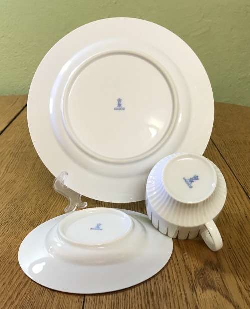 KAISER GERMANY TEA SET 10 TRIOS TEA/COFFEE POT MILK JUGSx 2 SUGAR BOWLS x 2 - 43 pieces!!