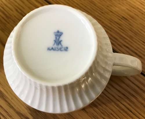 KAISER GERMANY TEA SET 10 TRIOS TEA/COFFEE POT MILK JUGSx 2 SUGAR BOWLS x 2 - 43 pieces!!