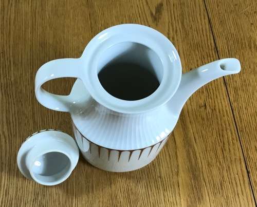 KAISER GERMANY TEA SET 10 TRIOS TEA/COFFEE POT MILK JUGSx 2 SUGAR BOWLS x 2 - 43 pieces!!