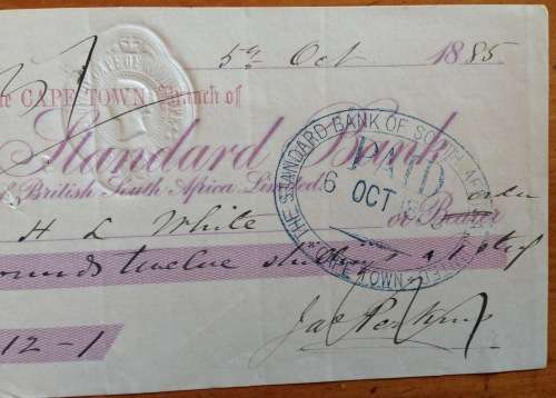 CHEQUE 1925 USA THE (CHARLOTTE) UNION NATIONAL BANK NORTH CAROLINA UNITED STATES of AMERICA US$52.00
