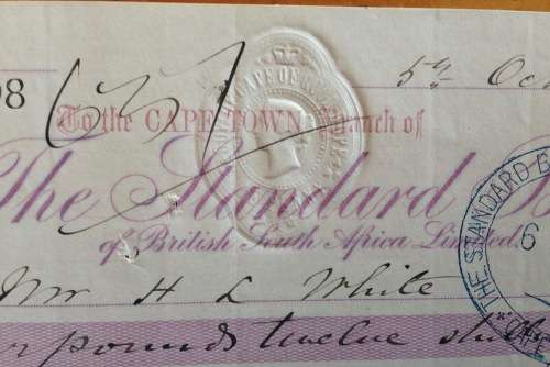 CHEQUE 1925 USA THE (CHARLOTTE) UNION NATIONAL BANK NORTH CAROLINA UNITED STATES of AMERICA US$52.00