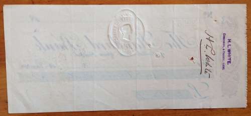 CHEQUE 1925 USA THE (CHARLOTTE) UNION NATIONAL BANK NORTH CAROLINA UNITED STATES of AMERICA US$52.00