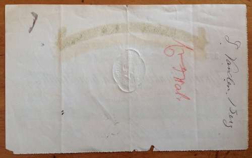 CHEQUE=1899=AFRICAN BANKING CORPORATION LIMITED=GRAAFF REINET=CAPE of GOOD HOPE=121 years