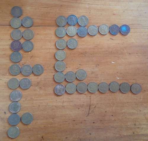 COINS x 43=SOUTH AFRICA=1 cent=1966-1989=Various mixed years=UNCHECKED=HERN D19-D46.