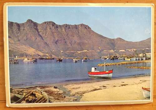 POSTCARD=POST CARD=HOUT BAY=CAPE TOWN=WESTERN CAPE=SOUTH AFRICA=SENTINEL (BRANDWAG)=HARBOUR=FISHING.