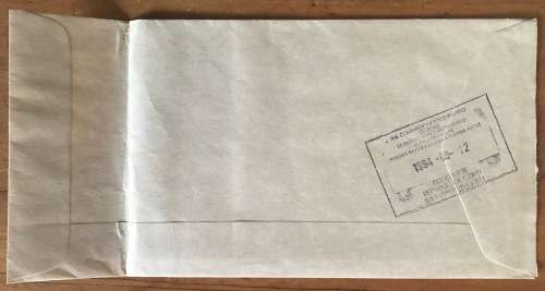 OFFICIAL EYOBURHULUMENTE MAIL REPUBLIC of CISKEI COMMISSIONER FOR INLAND REVENUE CACHET 1994 BISHO.
