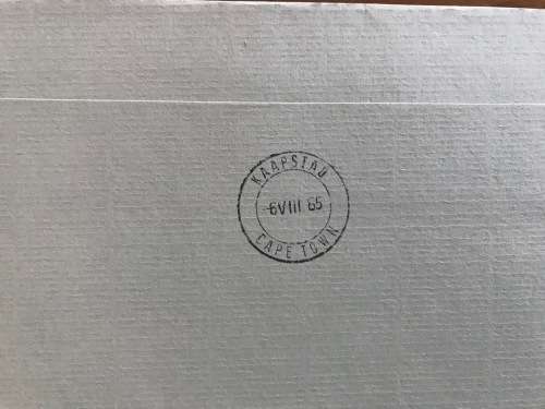 SAA SAL SOUTH AFRICAN AIRWAYS SUID-AFRIKAANSE LUGDIENS 1985 FDC 40+4150 Yrs CAPE TOWN-JOHANNESBURG