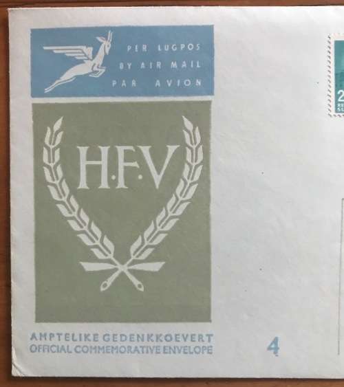 SOUTH AFRICA FDC No. 4 6.12.1966 HENDRIK VERWOERD COMMEMORATION KIMBERLEY cds to MANGULA RHODESIA.
