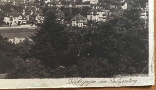 POSTCARD GERMANY to SOUTH WEST AFRICA HILDESHEIM to LUDERITZ 1921 PUTZEL B15 `V` SCARCE CANCEL!!!!