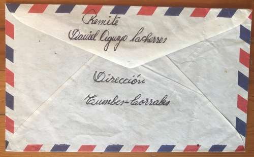 PERU AIRMAIL LETTER to  ARGENTINA SOUTH AMERICA FREED ANDEAN FARMER 1969 AGRARIAN REFORM POLITICS.