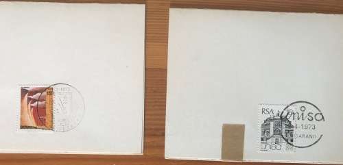 REPUBLIC of SOUTH AFRICA SELECTION of 13 CARDS with various FD CANCELS 1972-1976 USED SWA x 1.