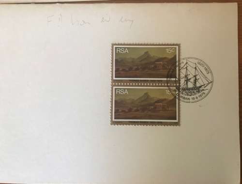 REPUBLIC of SOUTH AFRICA SELECTION of 13 CARDS with various FD CANCELS 1972-1976 USED SWA x 1.