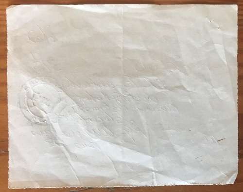 SOUTH AFRICAN POST OFFICE CERTIFICATE of POSTING a C.O.D. PARCEL 1966 HUMANSDORP to BLOEMFONTEIN.