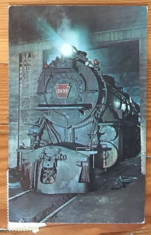 POSTCARD POST CARD USA RAILWAY LOCAL POST 10c MAIL by RAIL TOLEDO + SILICA R.P.O. 1978 TRAIN STEAM