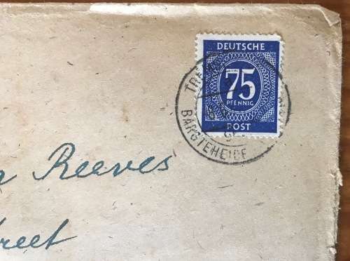 BRITISH CENSORSHIP 0674 GERMANY to SOUTH AFRICA JOHANNESBURG 1947 OPENED BY EXAMINER 9257 WWII.