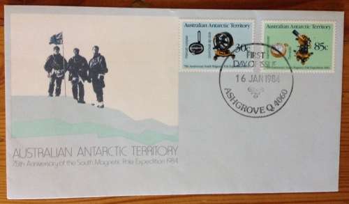 AUSTRALIAN ANTARCTIC TERRITORY 75th ANNIVERSARY of SOUTH MAGNETIC POLE EXPEDITION 1984 THEODOLITE