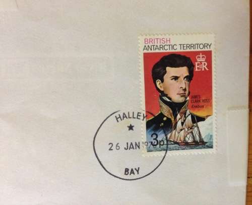ANTARCTIC BRITISH TERRITORY HALLEY BAY ROYAL RESEARCH SHIP BRANSFIELD SURVEY RELIEF SEASON 1976.
