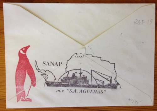 ANTARCTIC FRAMA LABELS ICE SHELF SANAE CRUISE SANAP 1998 SA AGULHAS SHIP RSA ANTRARCTICA WATERFRONT.