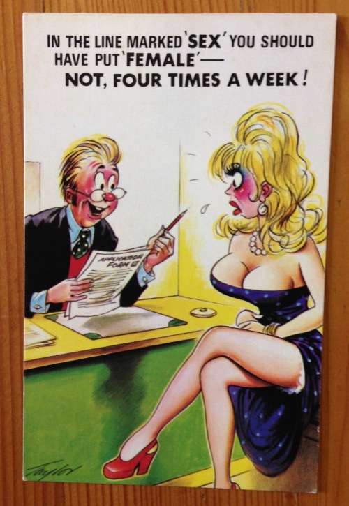 POSTCARD POST CARD BAMFORTH COMIC SERIES HOLMFIRTH YORKSHIRE ENGLAND No. 486 !!!!!!!!!!!!!!!!!!!!!!!
