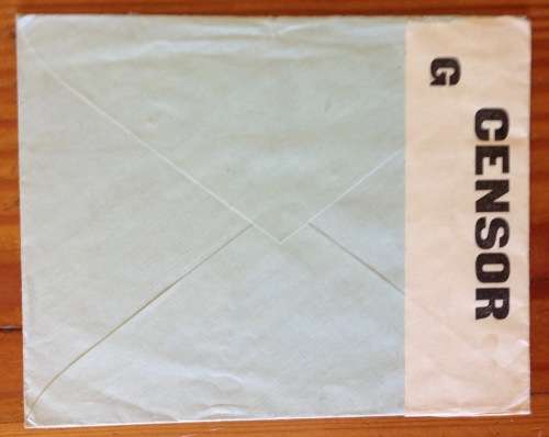 CEYLON OPENED BY CENSOR G LABEL to BEAUFORT WEST CAPE UNION of SOUTH AFRICA SRI LANKA.