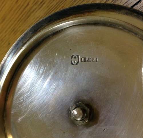WEDGWOOD=BISCUIT BARREL=BLUE and WHITE=EPNS REMOVABLE LID and HANDLE.