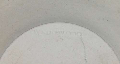 WEDGWOOD=BISCUIT BARREL=BLUE and WHITE=EPNS REMOVABLE LID and HANDLE.