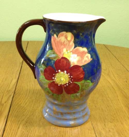 ROYAL DOULTON LYGON FLOWER PITCHER JUG D 6227 WILD ROSE ENGLAND STUNNING!!!!!