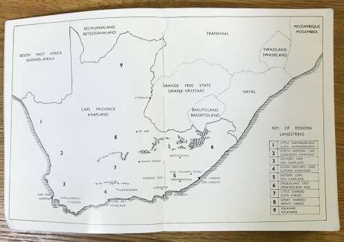 PROTECTED WILD FLOWERS of the CAPE PROVINCE BESKERMDE VELDBLOMME van KAAPLAND 1958 MAPS COLOUR ART.