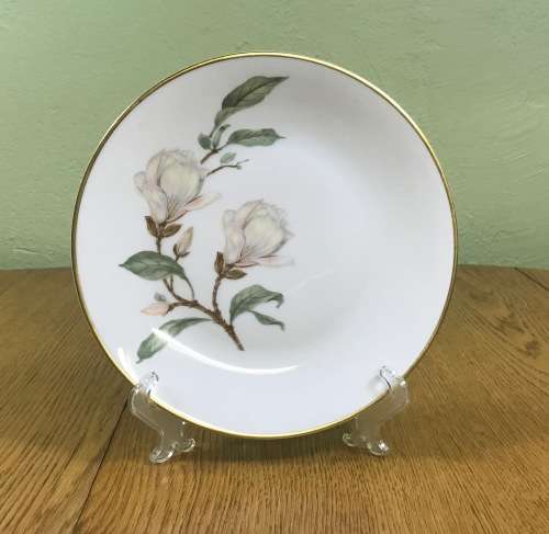 SIDE PLATE HUTSCHENREUTHER GERMANY SELB 66 BRANCH with FLOWERS STUNNING PLATE!!!!