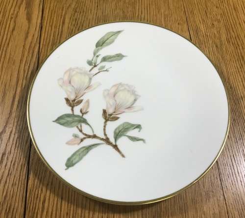 SIDE PLATE HUTSCHENREUTHER GERMANY SELB 66 BRANCH with FLOWERS STUNNING PLATE!!!!