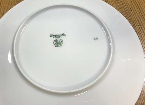SIDE PLATE HUTSCHENREUTHER GERMANY SELB 66 BRANCH with FLOWERS STUNNING PLATE!!!!