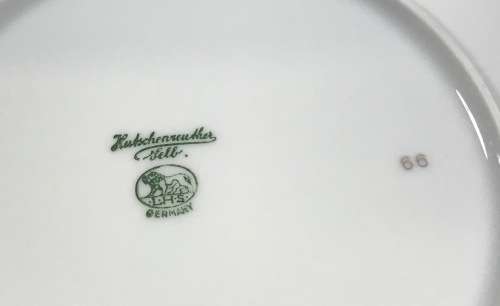 SIDE PLATE HUTSCHENREUTHER GERMANY SELB 66 BRANCH with FLOWERS STUNNING PLATE!!!!