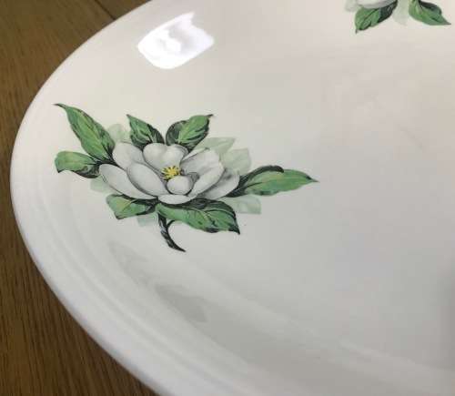 PLATTER OVAL LARGE GRINDLEY MADE in ENGLAND FLOWERS FLORAL circa 1954.