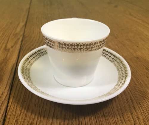 COFFEE DUOS DEMITASSE ROYAL TUSCAN ENGLAND SYMPHONY PATTERN SAUCERS x 3 CUPS x 2 MILKS JUG Expresso!