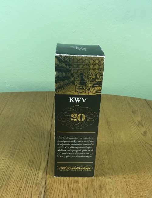 KWV 20 Year Old BRANDY box only!!! Vintage Box!!! BOX ONLY!!