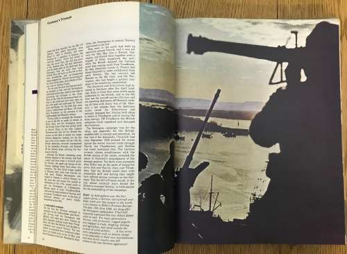 HISTORY OF WORLD WAR 2 WWII EDITOR-in-CHIEF A.J.P. TAYLOR S.L. MAYER 1974 TANKS AIRCRAFT WARSHIPS.