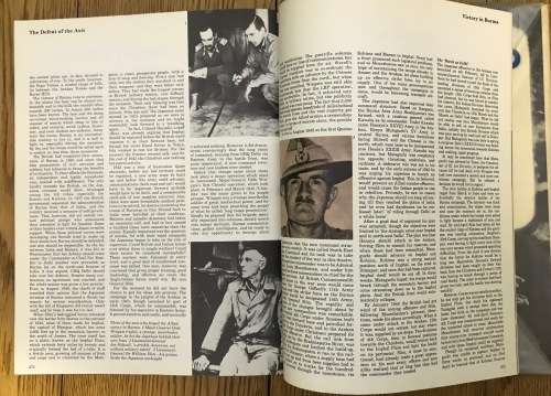 HISTORY OF WORLD WAR 2 WWII EDITOR-in-CHIEF A.J.P. TAYLOR S.L. MAYER 1974 TANKS AIRCRAFT WARSHIPS.