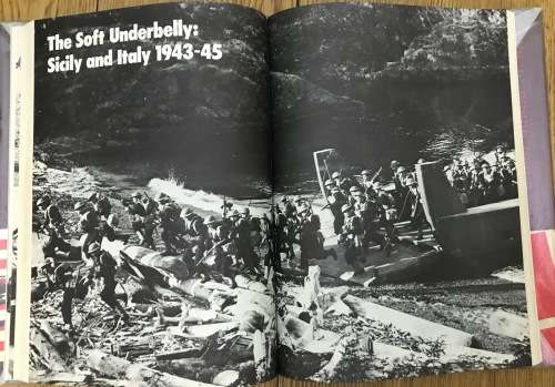 PICTORIAL HISTORY OF WORLD WAR 2 WWII CHARLES HERRIDGE HAMLYN LONDON 1975 MILITARY BOOK TANKS GUNS.