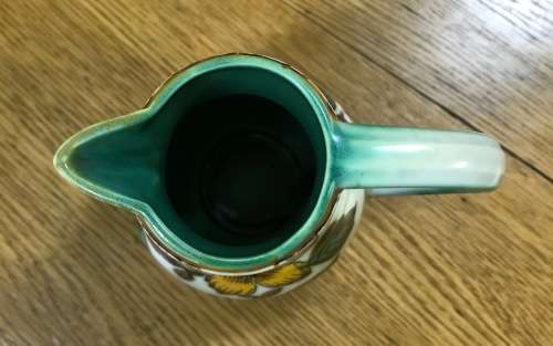 GOUDA ROYAL ZUID HOLLAND SMALL JUG PITCHER 1952? 2625 ?ANNY PATTERN FLOWERS FLORAL.