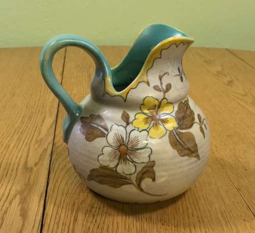 GOUDA HOLLAND JUG PITCHER 2544 DENA PATTERN 4227 FLOWERS FLORAL Please read notes....