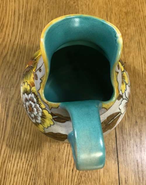 GOUDA HOLLAND JUG PITCHER 2544 DENA PATTERN 4227 FLOWERS FLORAL Please read notes....