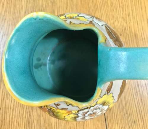 GOUDA HOLLAND JUG PITCHER 2544 DENA PATTERN 4227 FLOWERS FLORAL Please read notes....