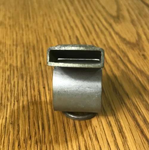 THE ACME THUNDERER WHISTLE=PATENT 213487/24=ESCARGOT SHAPE=MADE in ENGLAND=BIRMINGHAM=JOSEPH HUDSON.