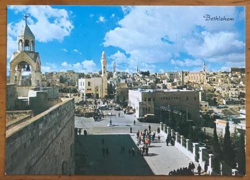 POSTCARDS x 6 POST CARDS ISRAEL BETHLEHEM CHURCH OF NATIVITY BASILICA THE STAR THE CITY.
