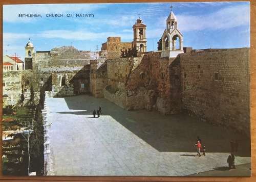 POSTCARDS x 6 POST CARDS ISRAEL BETHLEHEM CHURCH OF NATIVITY BASILICA THE STAR THE CITY.